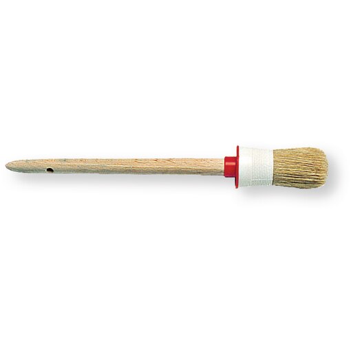 Pensel Rund Nr 2 Ø20mm Hvit